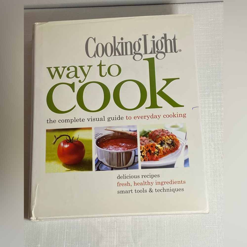 Large COOKING LIGHT COOKBOOK